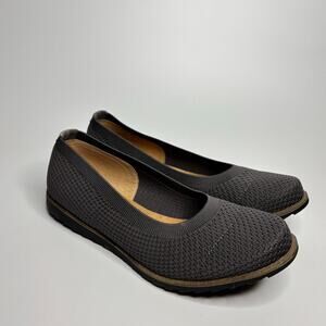 Comfortiva Rena Recycled Knit Ballet Flat in Smoke